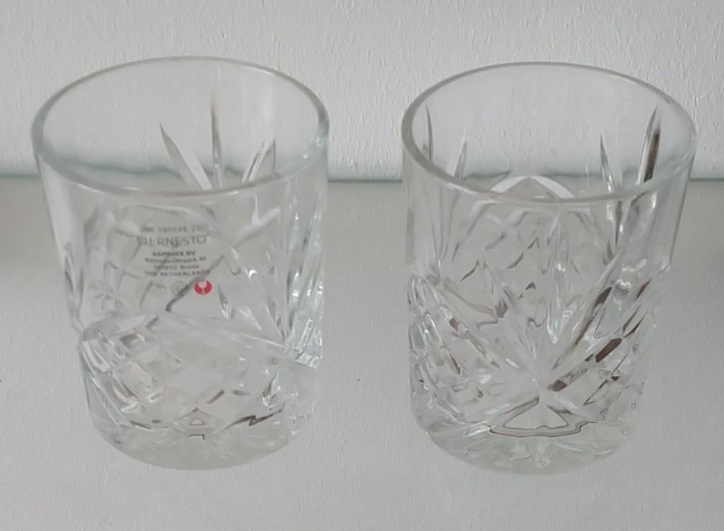 whisky glazen Ernesto, set van 2 glazen volgnr 48, Verzamelen, Glas en Borrelglaasjes, Ophalen of Verzenden, Zo goed als nieuw