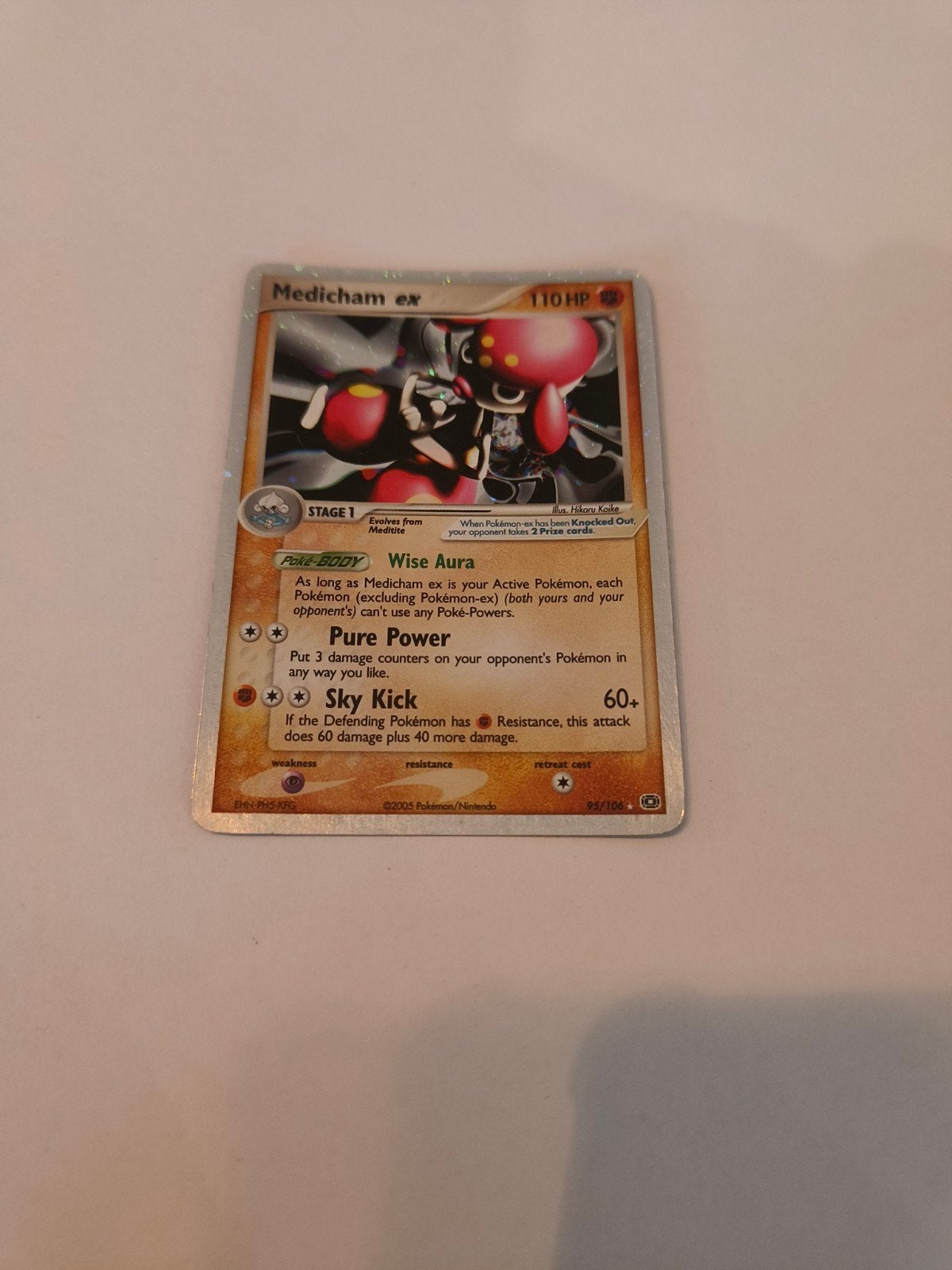 Medicham ex 95/106 Pokémon kaart, Ophalen of Verzenden
