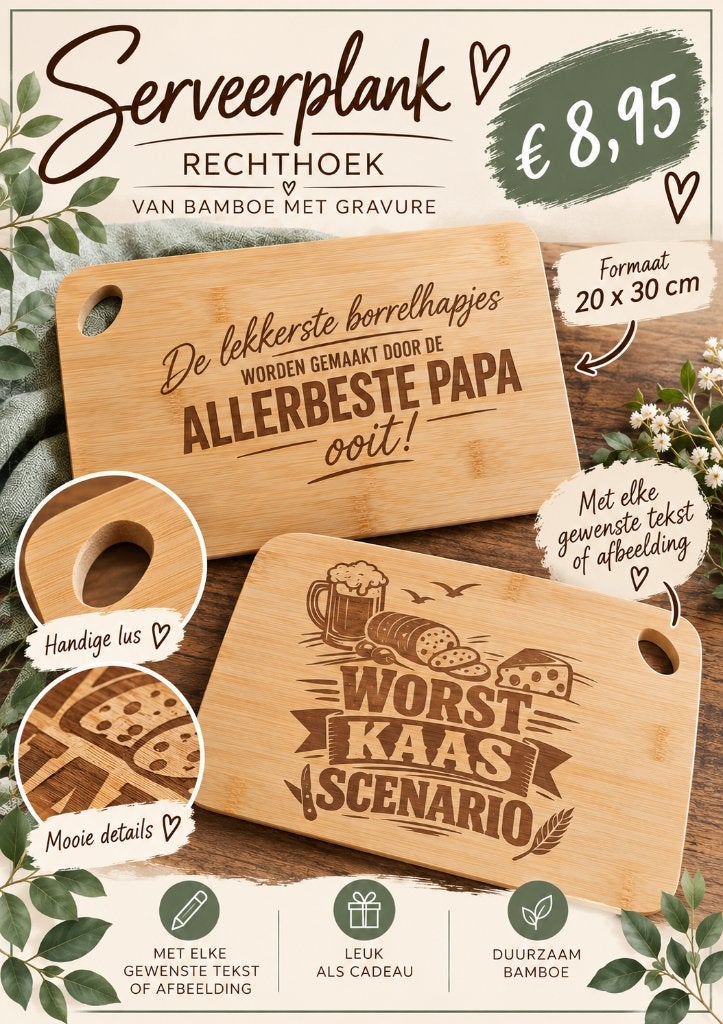 borrelplanken, Overige typen, Hout, Nieuw, Ophalen of Verzenden