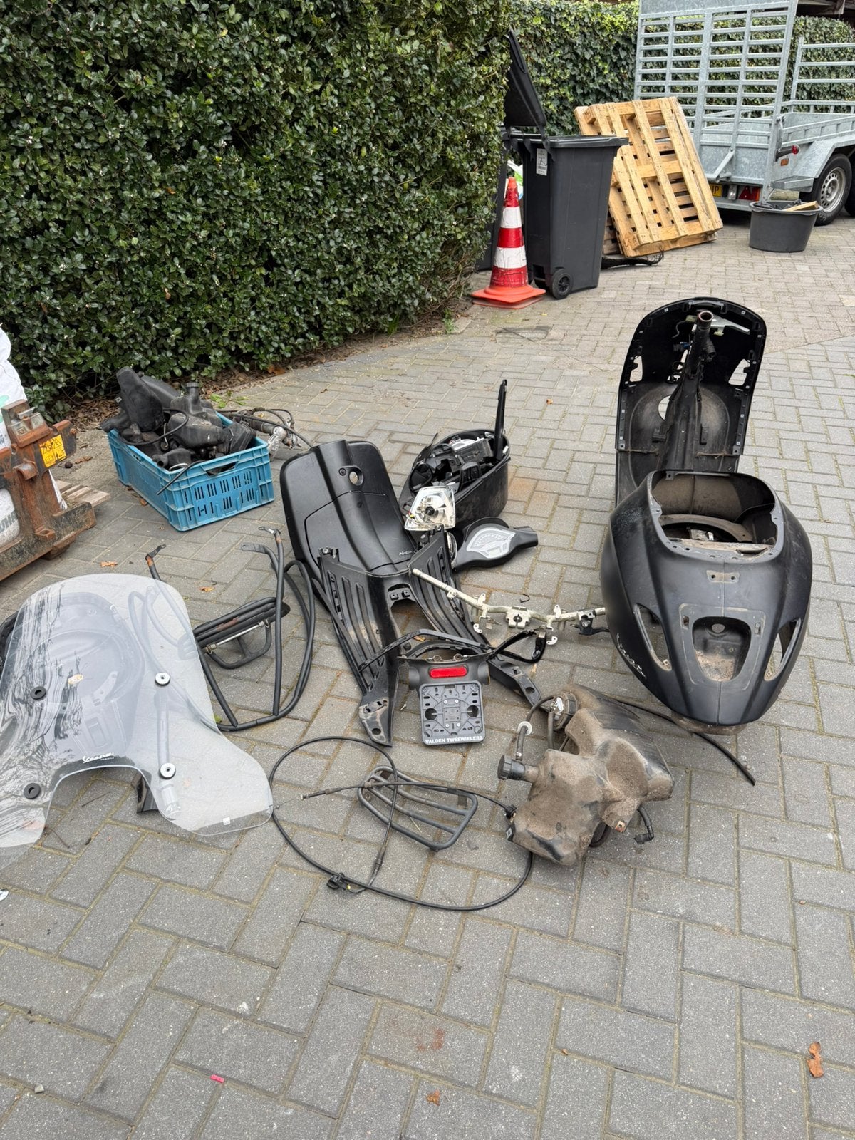 Complete Vespa in onderdelen te koop, Ophalen of Verzenden