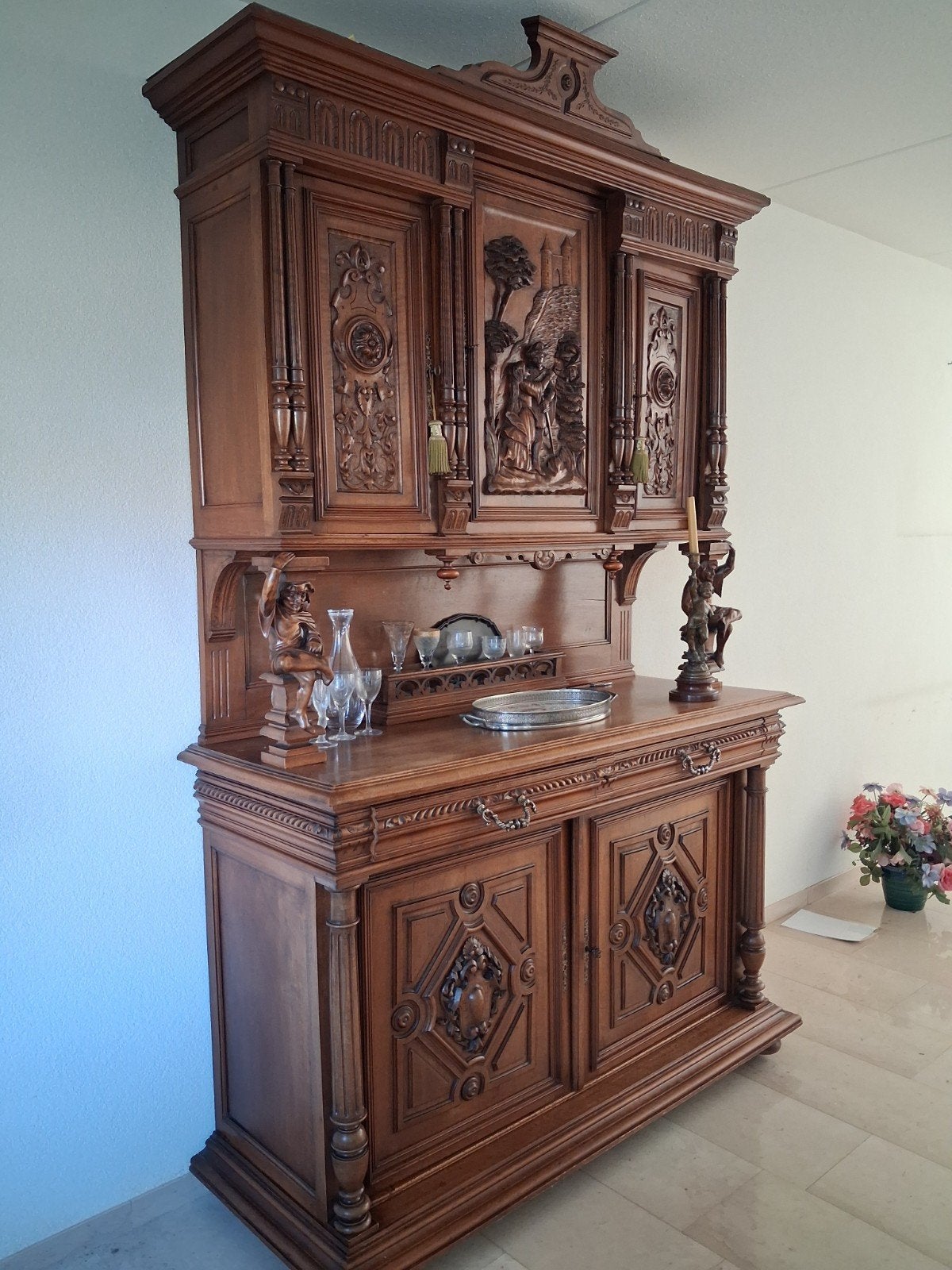 Prachtige antieke NARRENKAST mooie kast, Antiek en Kunst, Ophalen