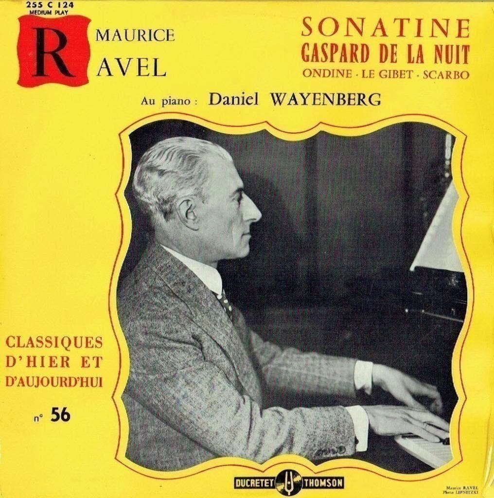 Daniel Wayenberg Maurice Ravel  Sonatine -Gaspard De La Nuit, Cd's en Dvd's, Kamermuziek, Ophalen of Verzenden, Zo goed als nieuw