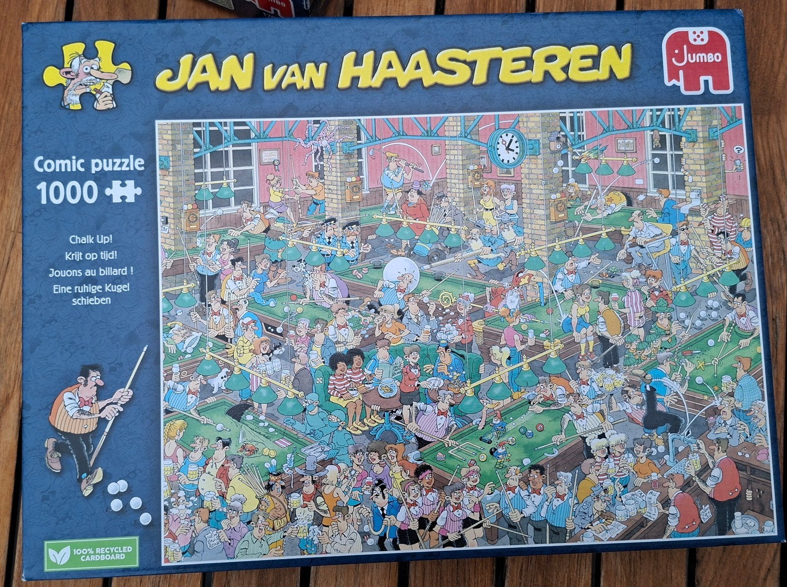 Jan van Haasteren Comic Puzzel - Chalk Up! 999 stukjes, Ophalen, 500 t/m 1500 stukjes, Zo goed als nieuw, Legpuzzel