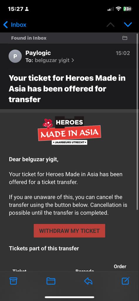 Heroes made in Asia. ComicCon ticket, Tickets en Kaartjes, Eén persoon