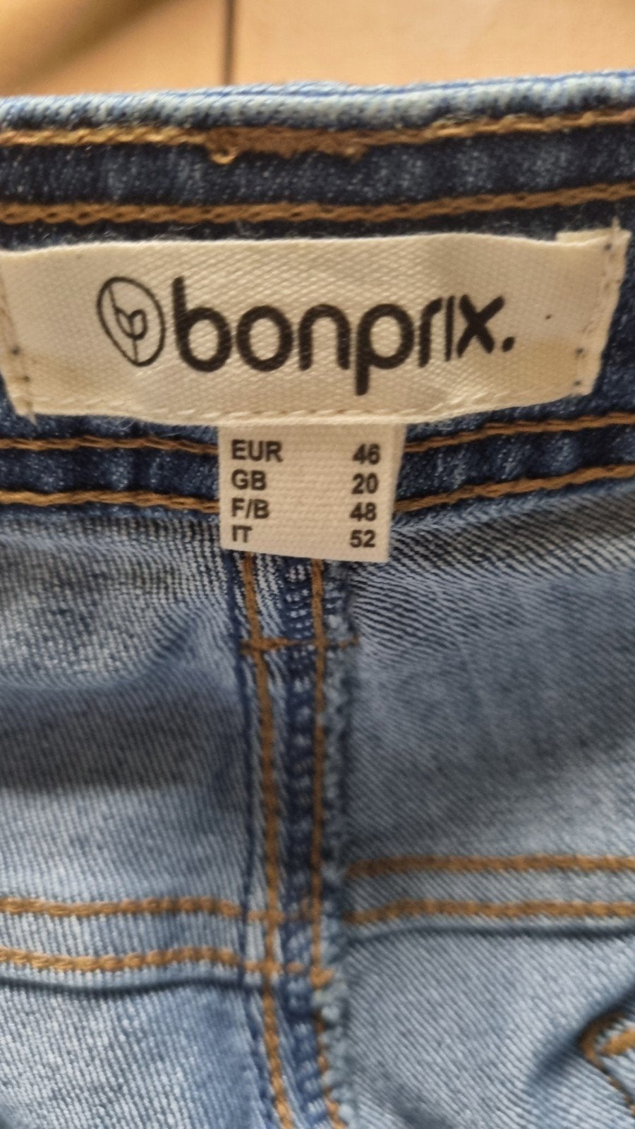 Leuke 3/4 spijkerbroek Bonprix maat 46, Kleding | Dames, Bonprix, Blauw, Overige jeansmaten, Ophalen of Verzenden