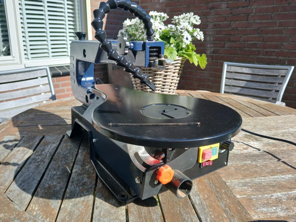 Ferm figuurzaag SM1007 - Zo goed als nieuw, Doe-het-zelf en Verbouw, Gereedschap | Zaagmachines, Ophalen of Verzenden, Zo goed als nieuw