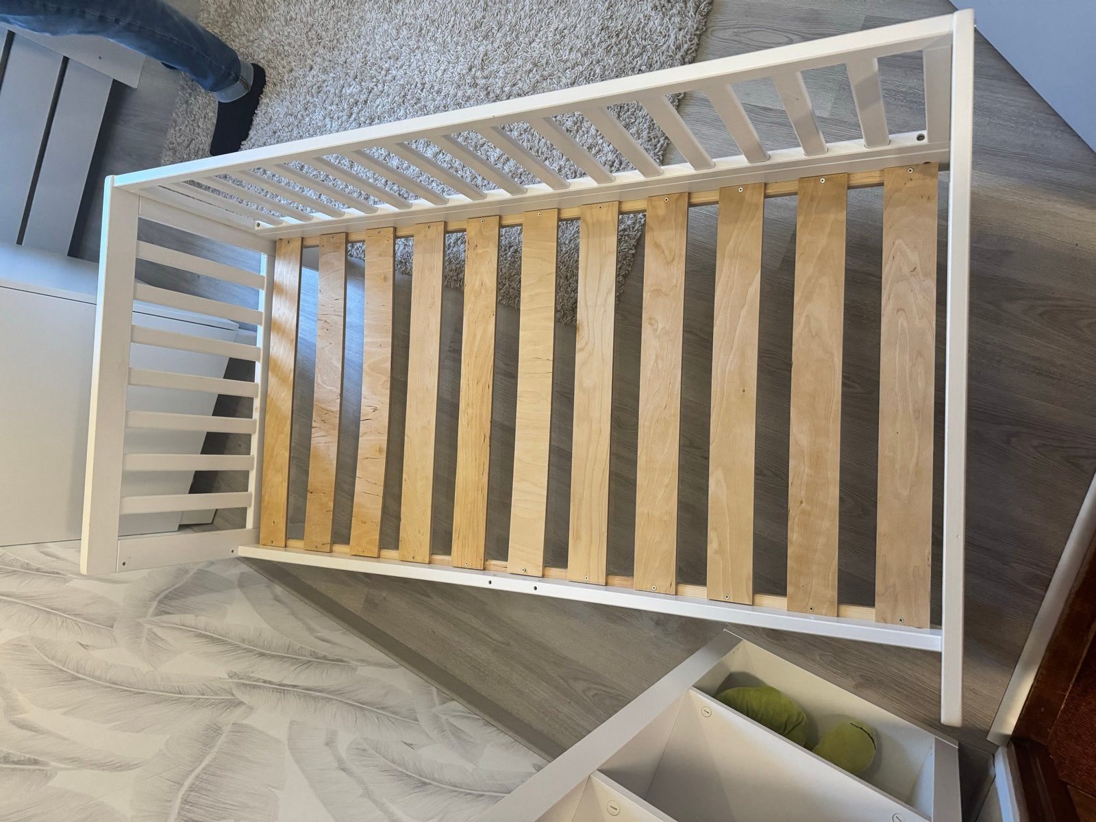 Peuterbed Petit Amelie met lade - lichte beschadigingen, Kinderen en Baby's, Ophalen, Gebruikt, 70 tot 85 cm, 140 tot 160 cm