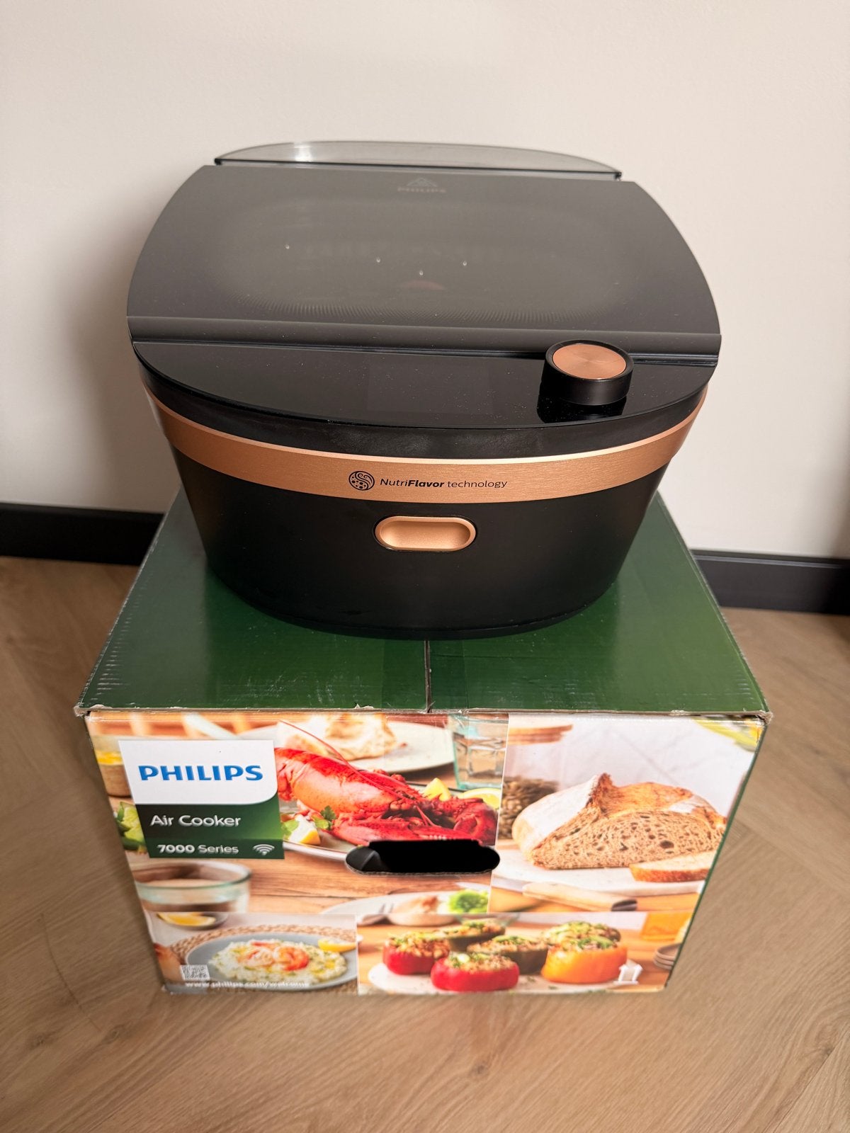 Philips Air Cooker 7000 Serie - Gezond en Veelzijdig Koken, 4 liter of meer, Ophalen, Zo goed als nieuw, Uitneembare binnenpan