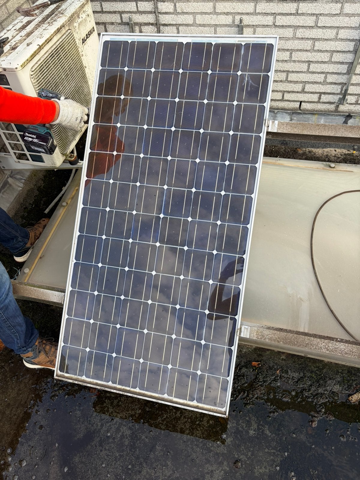 6 zonnepanelen 110 W, Ophalen of Verzenden, Gebruikt