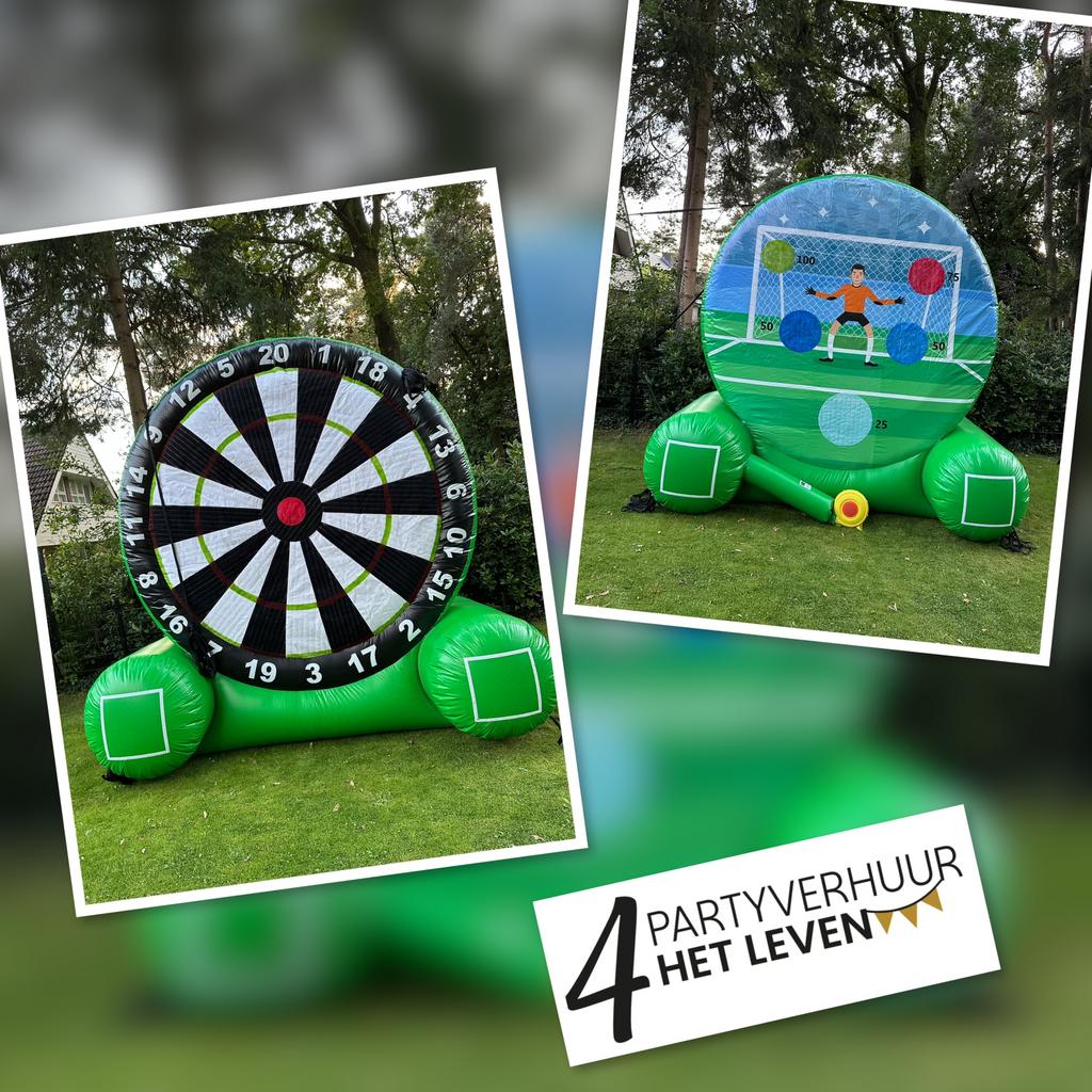 Te huur: voetbal dartbord, Ophalen, Zo goed als nieuw, Overige