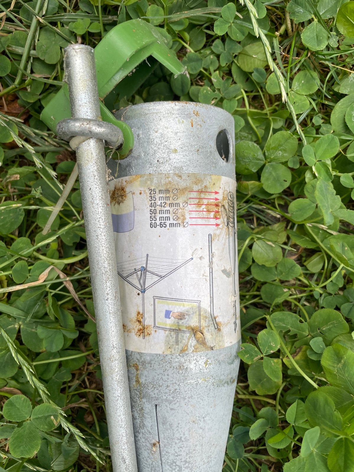 Grondanker voor parasol/droogmolen div. maten ongebruikt, Ophalen of Verzenden, Zo goed als nieuw