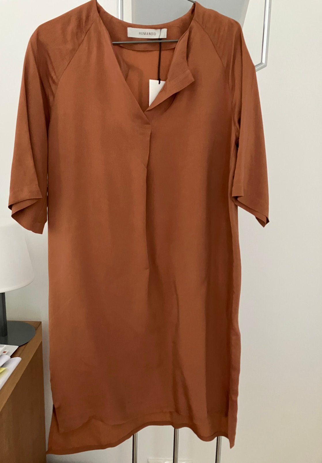 Humanoid jurk /tuniek xs/s, Bruin, Nieuw, Ophalen of Verzenden, Maat 36 (S)