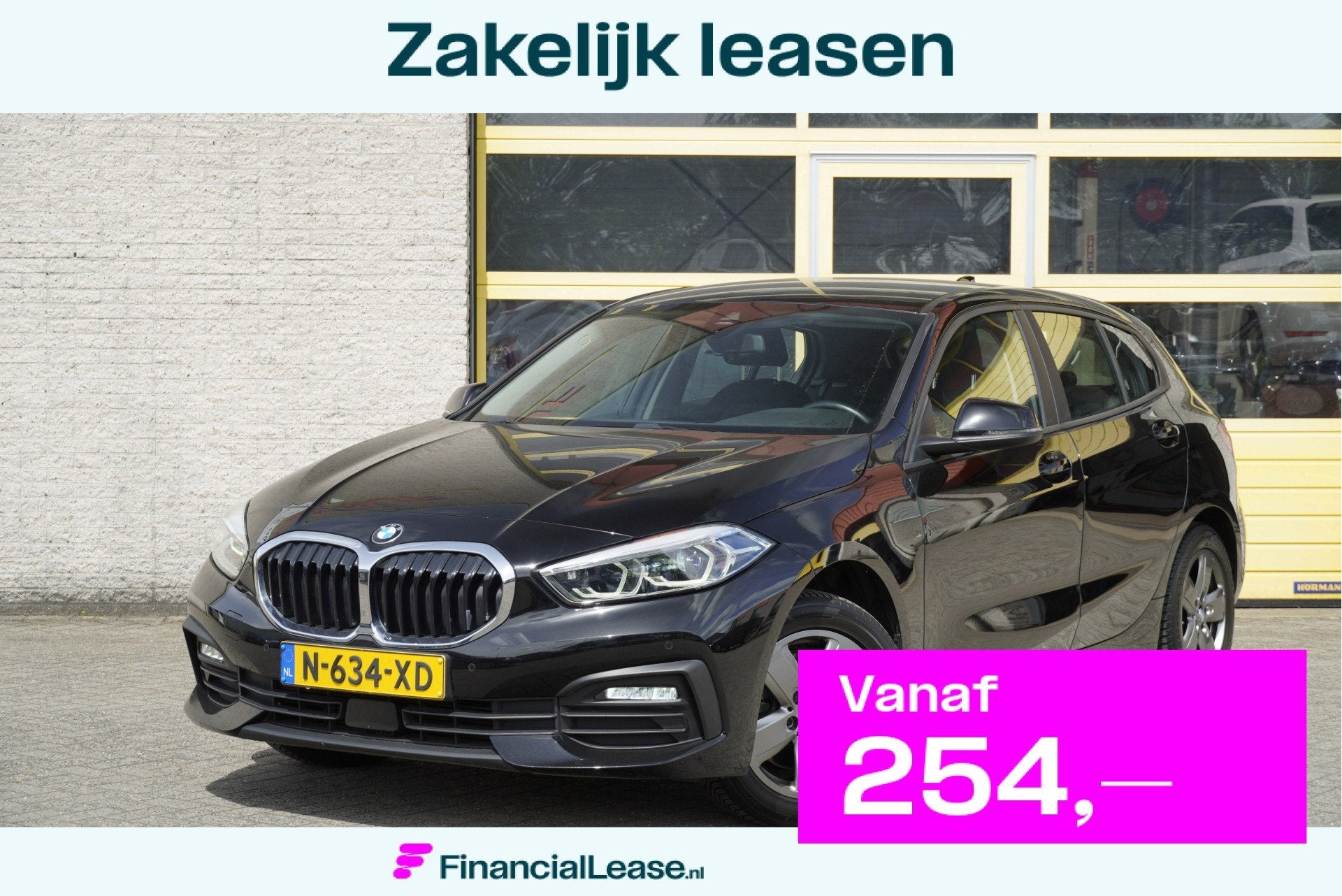 BMW 1 Serie 118i Automaat! 5drs Business Edition BJ2022 Lmv, Dealer onderhouden, Gebruikt, Zwart, Origineel Nederlands
