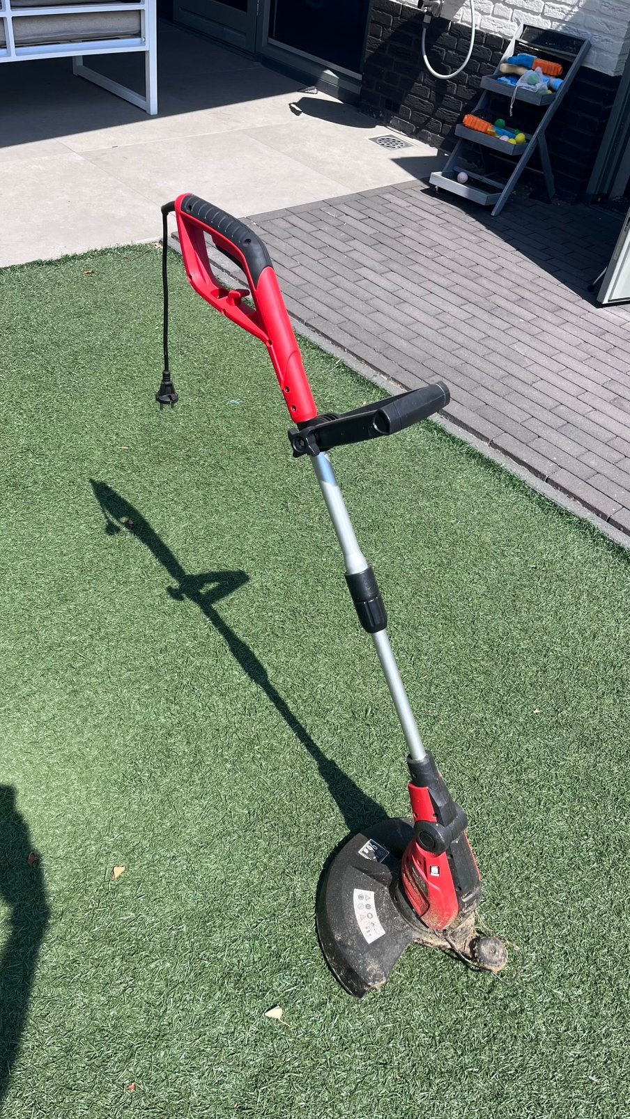 Grastrimmer kantenttimmer trimmer, Tuin en Terras, Grastrimmers, Ophalen, Zo goed als nieuw, Elektrisch