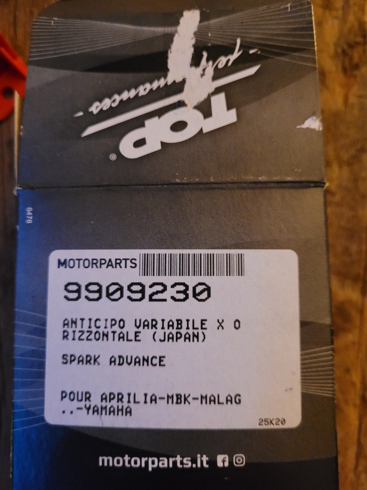 TOP Performance CDI variabel Advance Minarelli, Ophalen