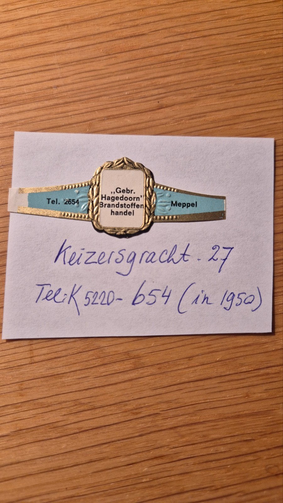 Sigarenbanden Meppel, Verzamelen, Ophalen, Sigarenbandjes