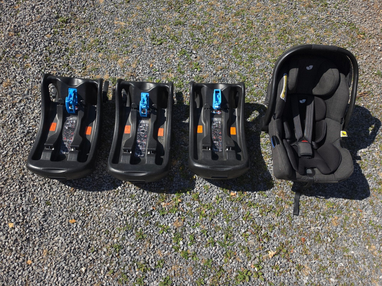 Joie i-Snug autostoel met 3 Isofix-basis, Verstelbare rugleuning, Zo goed als nieuw, Isofix, 0 t/m 13 kg