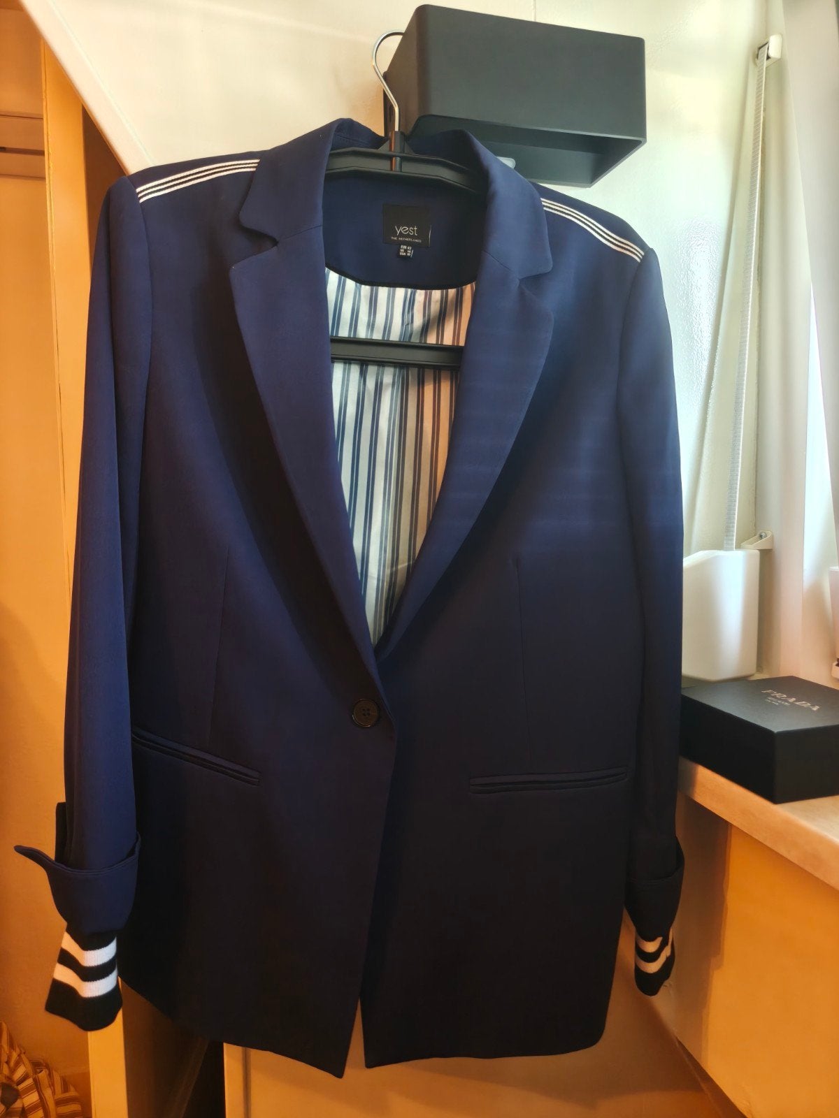 Blauw colbert jasje Yest maat 42, Blauw, Maat 42/44 (L), Nieuw, Ophalen of Verzenden