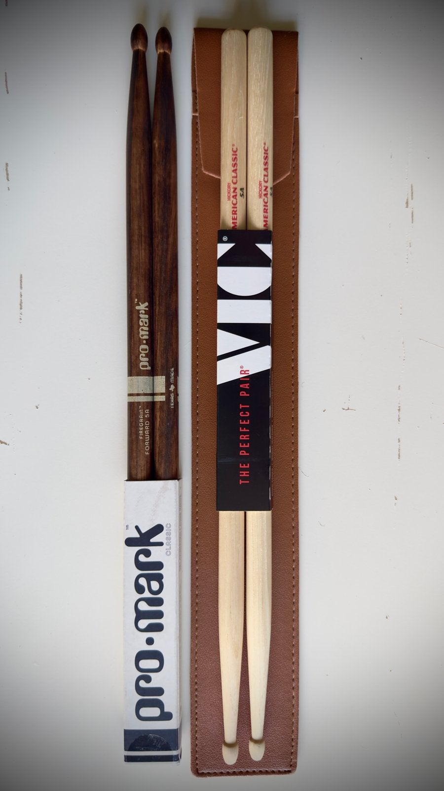 Vic Firth American Classic 5A + ProMark FireGrain 5A Drumstk, Ophalen of Verzenden, Nieuw, Overige merken