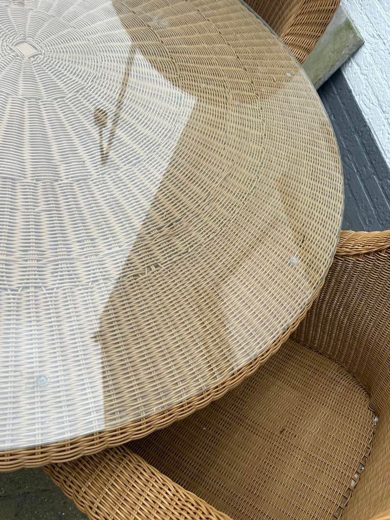 Tuinset 4 persoons, Tuin en Terras, Tuinsets en Loungesets, Ophalen, Zo goed als nieuw, Overige materialen