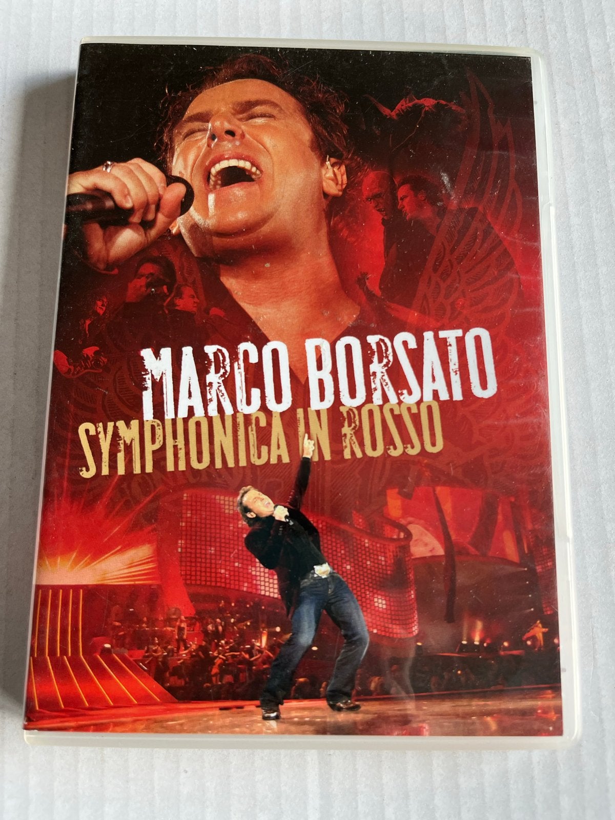 Marco Borsato Symphonica in Rosso DVD, Gebruikt, Alle leeftijden, Concert, Ophalen of Verzenden