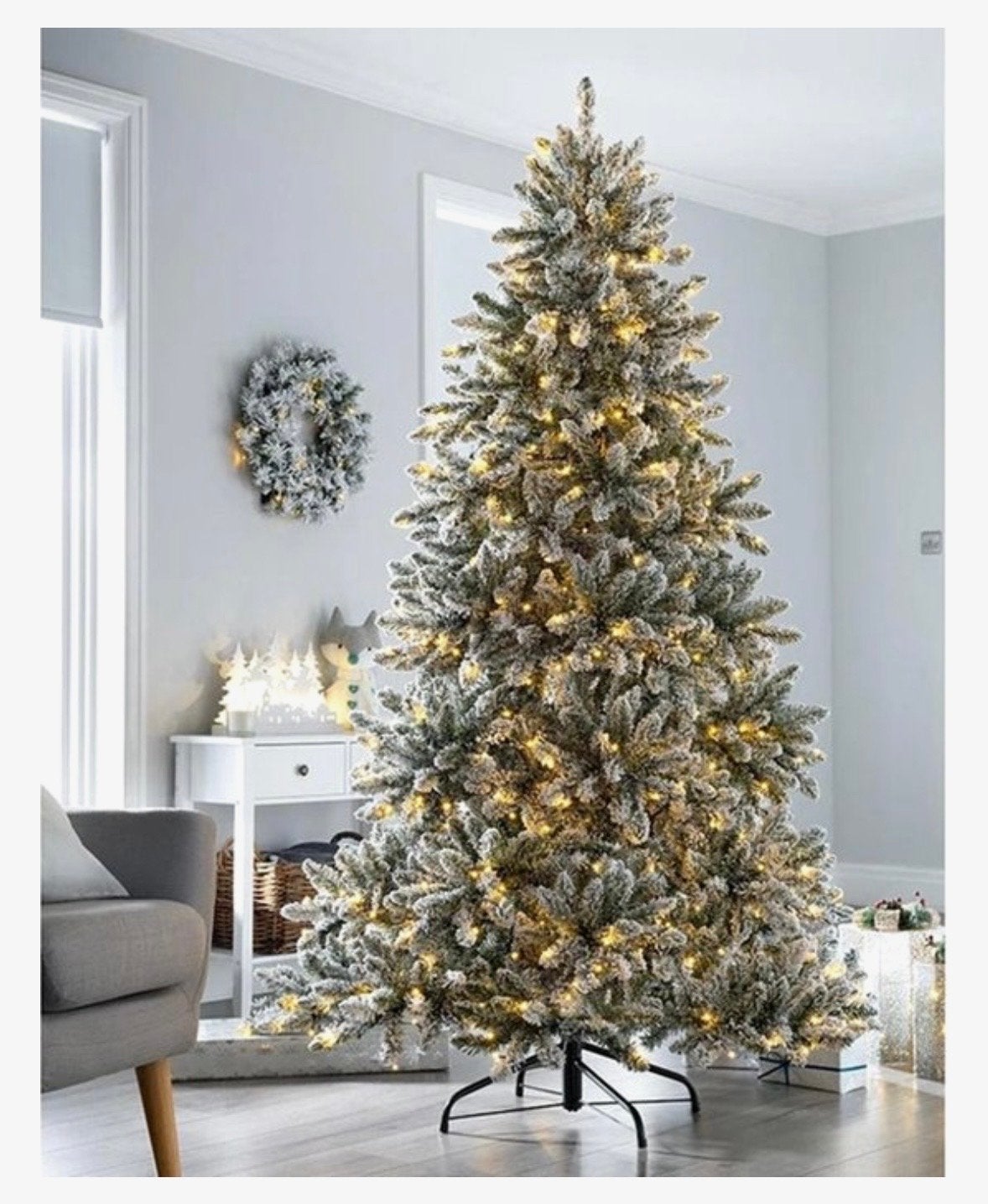 Te koop mooie kunstkerstboom 210 cm, Diversen, Ophalen, Zo goed als nieuw