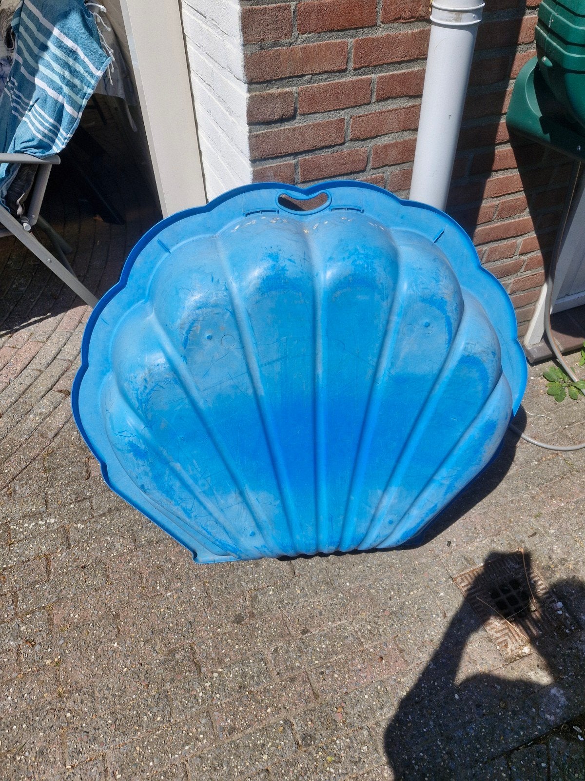 Schelp zandbak/zwembadje - 2 helften, Ophalen