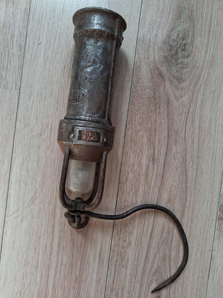 Antieke mijnlamp Tudor España - Vintage mijnwerkerslamp, Ophalen