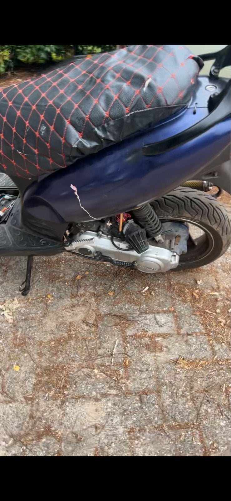 Blauwe scooter - Goed onderhouden en betrouwbaar, Ophalen, Gebruikt, Maximaal 45 km/u, Benzine