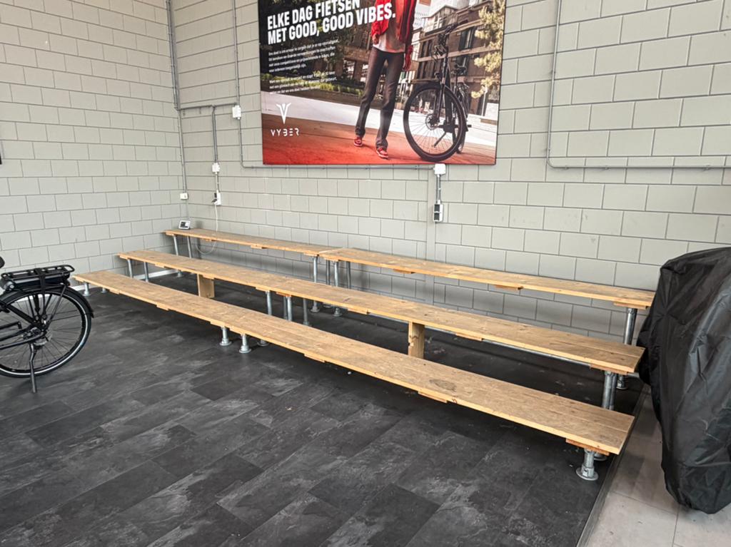 Podium showroom 2x 3 meter lang winkel inrichting, Ophalen of Verzenden