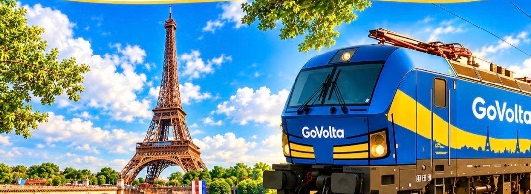 3x retour treintickets Parijs  Govolta