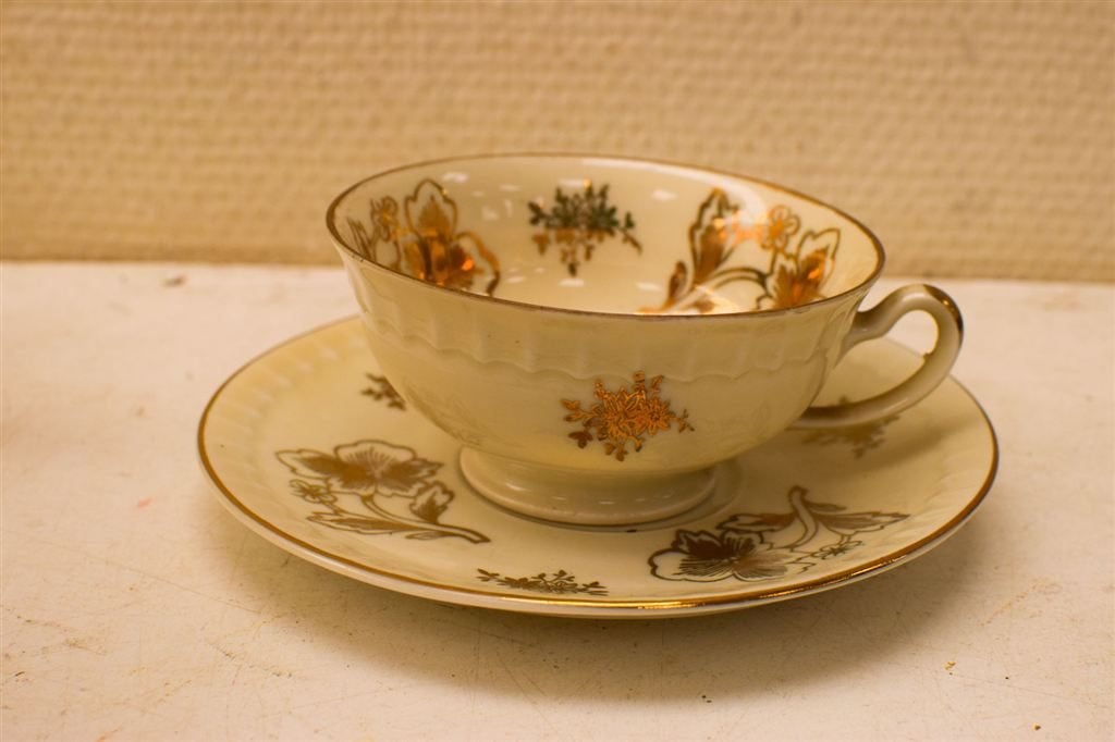 30 delig Mosa porseleinen koffie servies 47141, Huis en Inrichting, Gebruikt, Ophalen of Verzenden, Bord(en), Overige stijlen