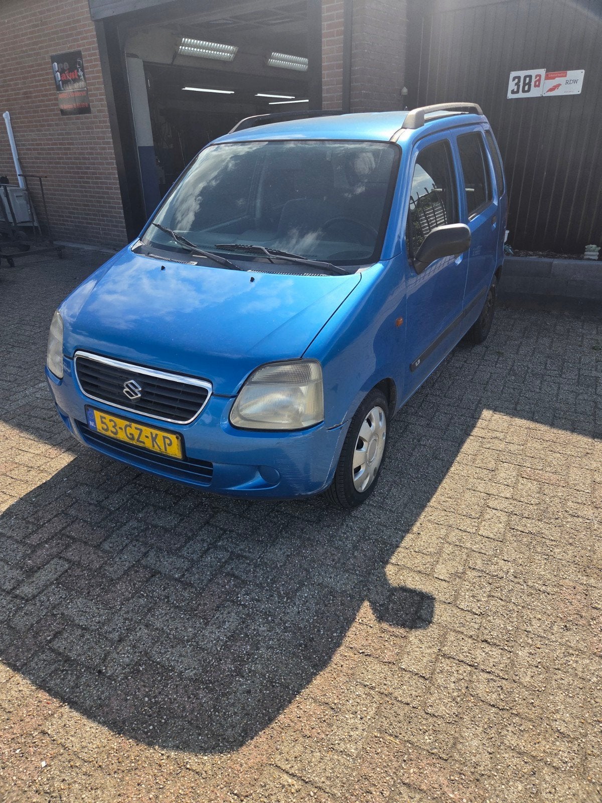 Suzuki Wagon R+ 1.3 Blauw 2001, Auto's, Suzuki, Bedrijf, Wagon R+, ABS, Airbags, Centrale vergrendeling, Dakrails, Electronic Stability Program (ESP)