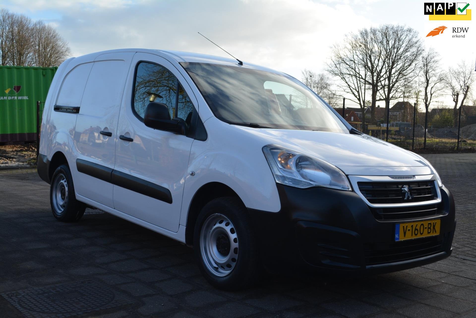Peugeot Partner 122 1.6 BlueHDi 100 L1 XR S&S (Verlengde), Auto's, Voorwielaandrijving, Stof, Gebruikt, Euro 6