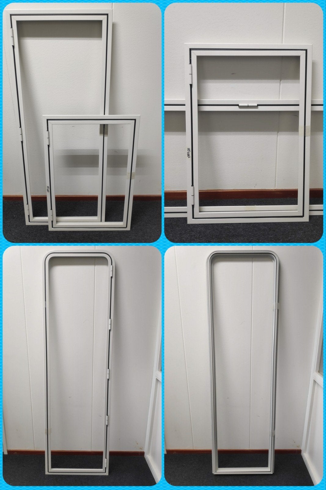 Voorraad aluminium camper deuren en garageluiken, Caravans en Kamperen, Ophalen, Nieuw