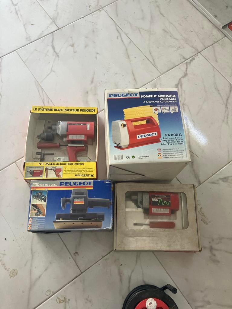 Vintage Peugeot Outillage Gereedschap Collectie - Originele, Ophalen, Gebruikt