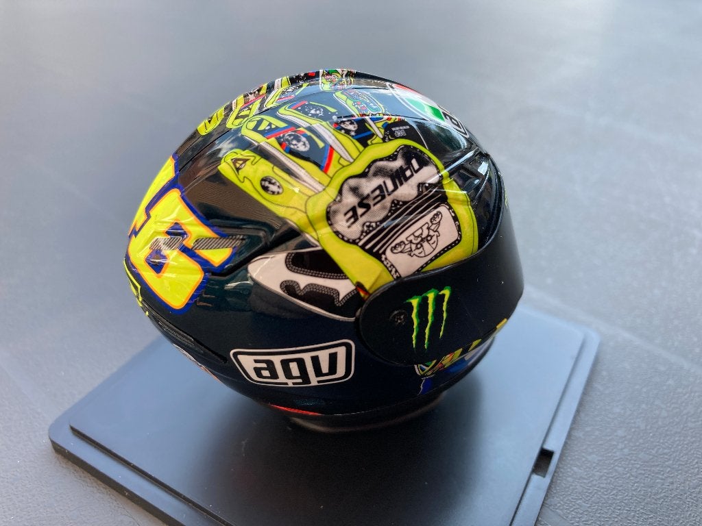 ✅ Valentino Rossi 1:5 helm Mugello 2009 Yamaha YZR-M1 MotoGP, Verzamelen, Automerken, Motoren en Formule 1, Ophalen of Verzenden
