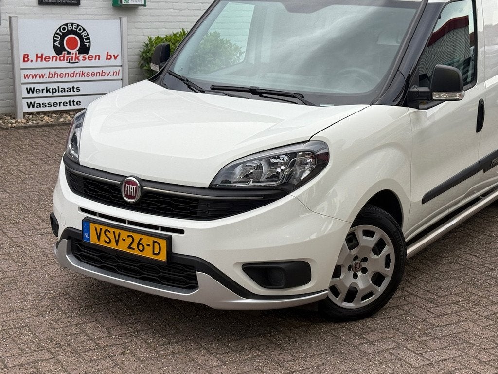 Fiat Doblo Cargo GB 1.6 MJ 105pk L2H1 Maxi Trekking/ 3 Zitpl, Keurmerk '100% Onderhouden', Stof, Gebruikt, 4 cilinders