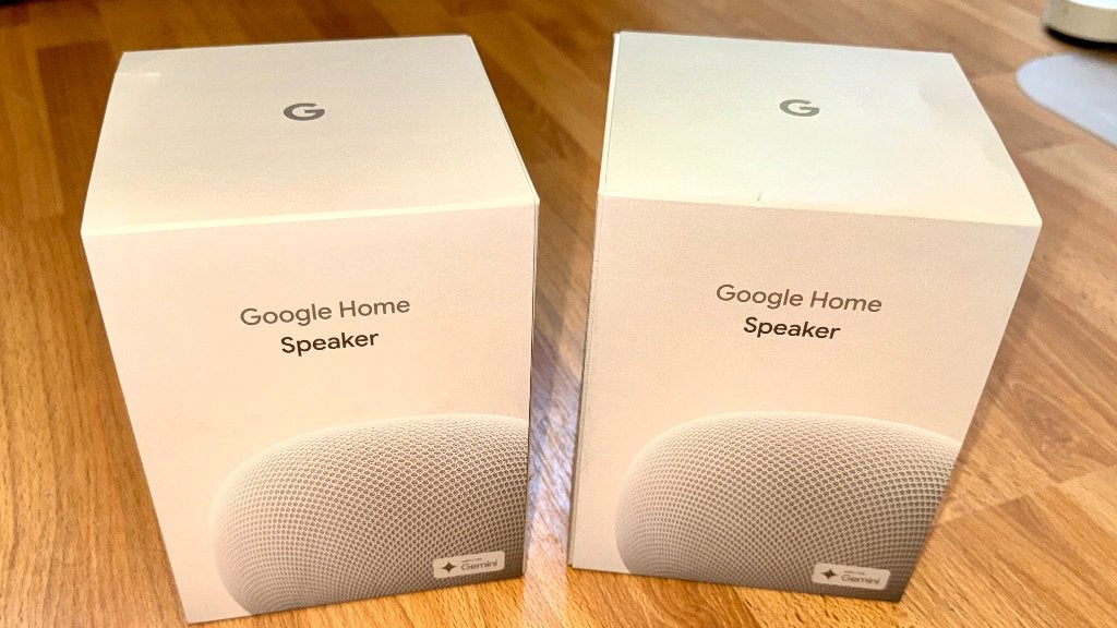 Set van 2 x Google Home Speaker 2026 Créme, Slimme speaker, Google, Ophalen of Verzenden, Minder dan 60 watt