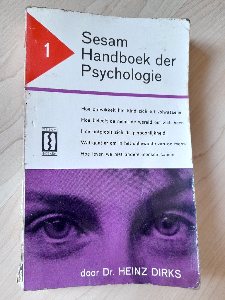 SESAM HANDBOEK DER PSYCHOLOGIE dr Heinz Dirks 1, Boeken, Ophalen of Verzenden, Gelezen