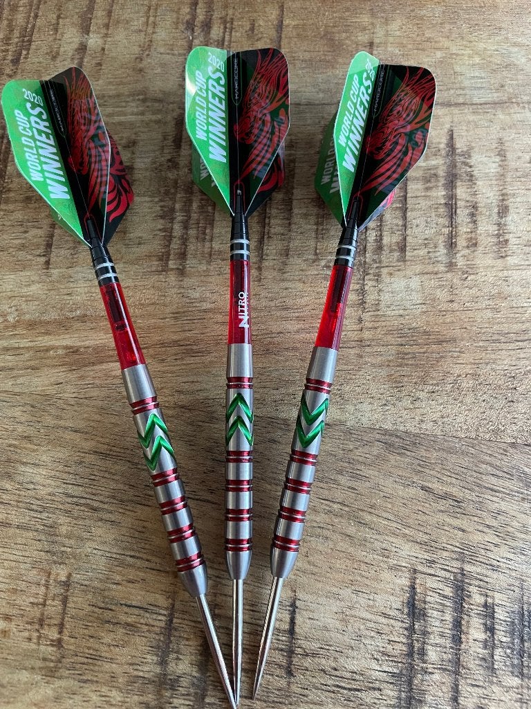 Red Dragon Gerwyn Price 'Iceman' World Cup 2020 SE, Ophalen of Verzenden, Zo goed als nieuw, Pijlen
