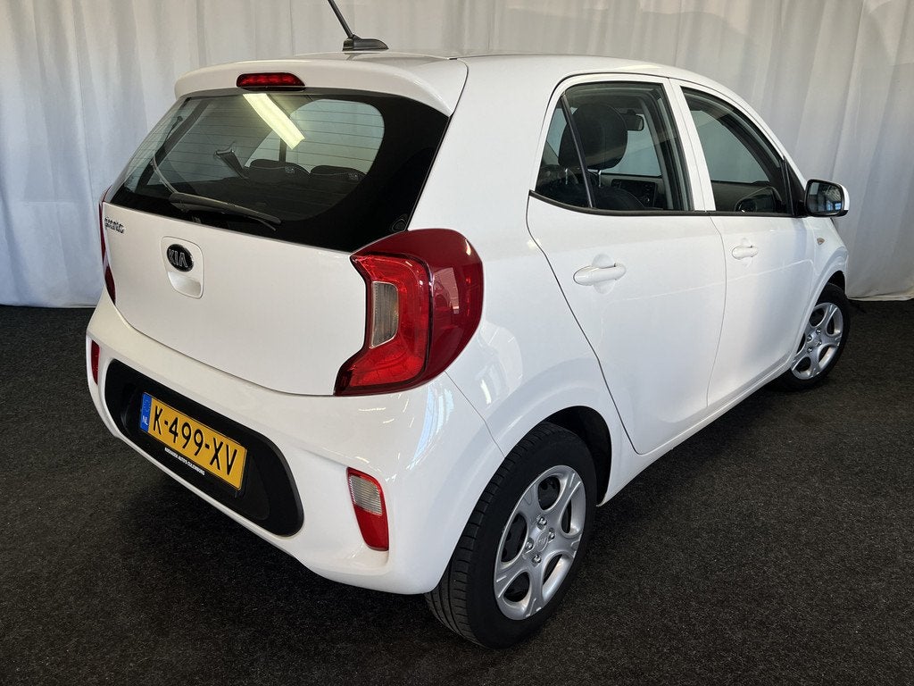 Kia Picanto 1.0 DPi ComfortLine 5p 1E EIGN/AIRCO/CRUISE/DAB/, Voorwielaandrijving, Stof, Gebruikt, Wit