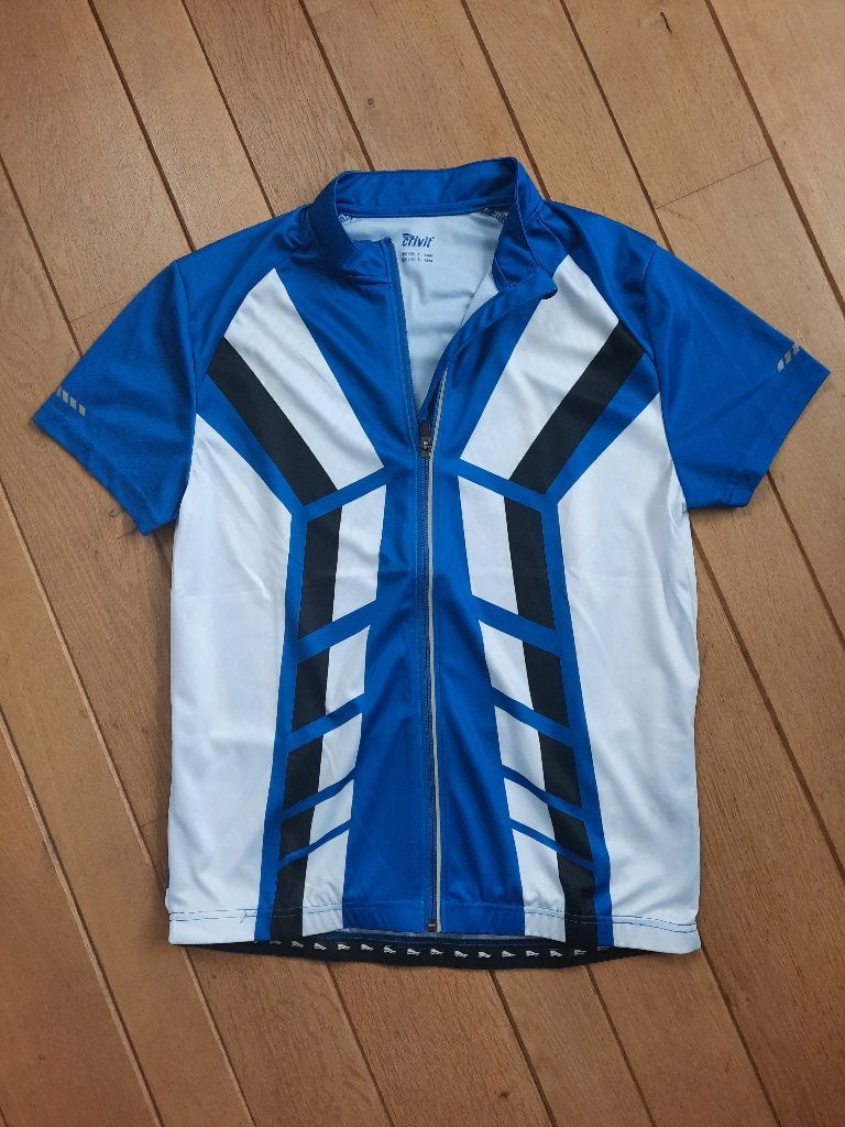 CRIVIT heren fietsshort blauw zwart wit maat L - nieuw -, Ophalen of Verzenden, Nieuw, Kleding