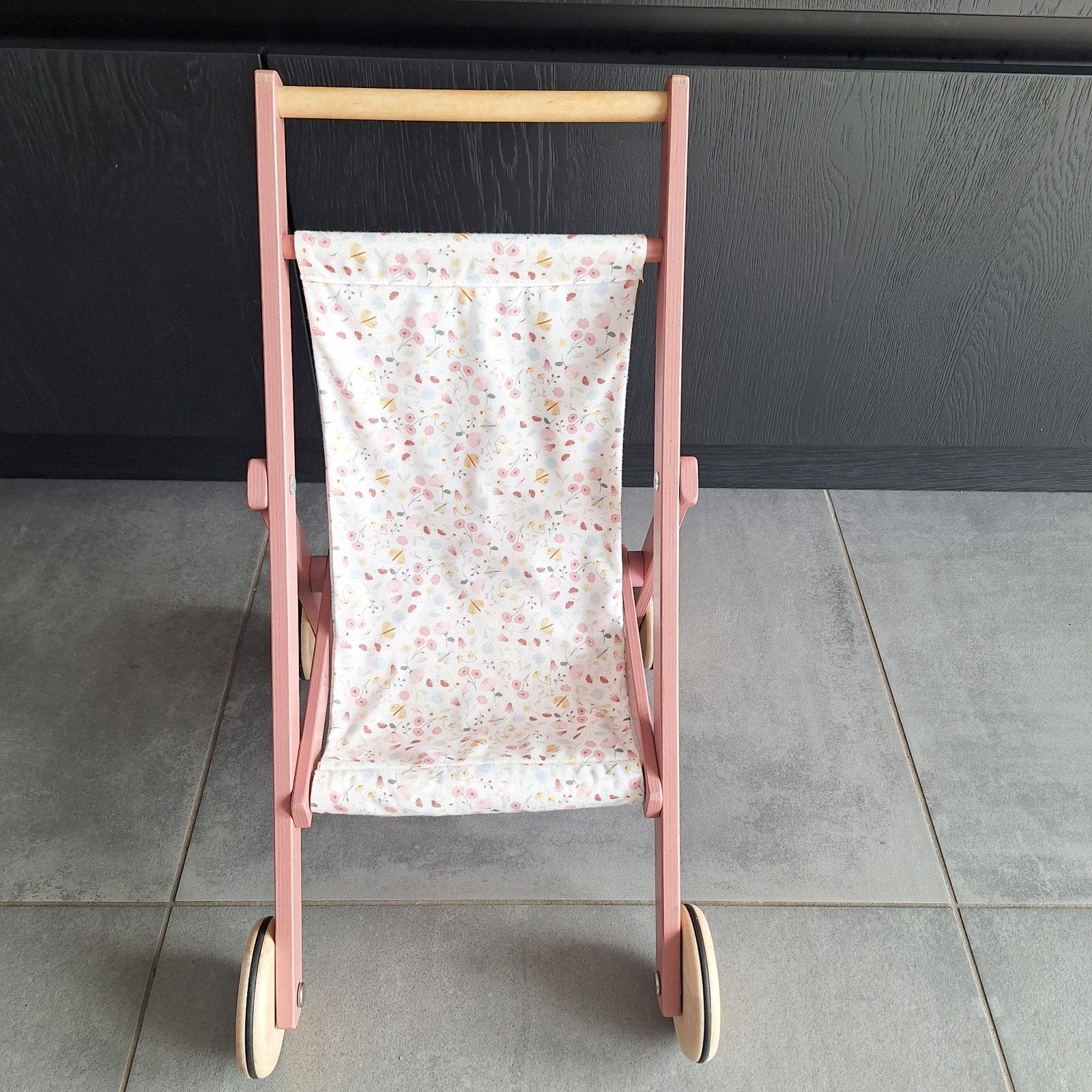 little dutch houten poppenwagen., Kinderen en Baby's, Ophalen, Zo goed als nieuw, Babypop