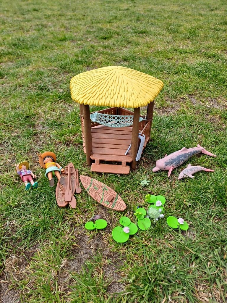 Playmobil 71143 Peddeltocht met de rivierdolfijnen, Ophalen, Gebruikt, Complete set
