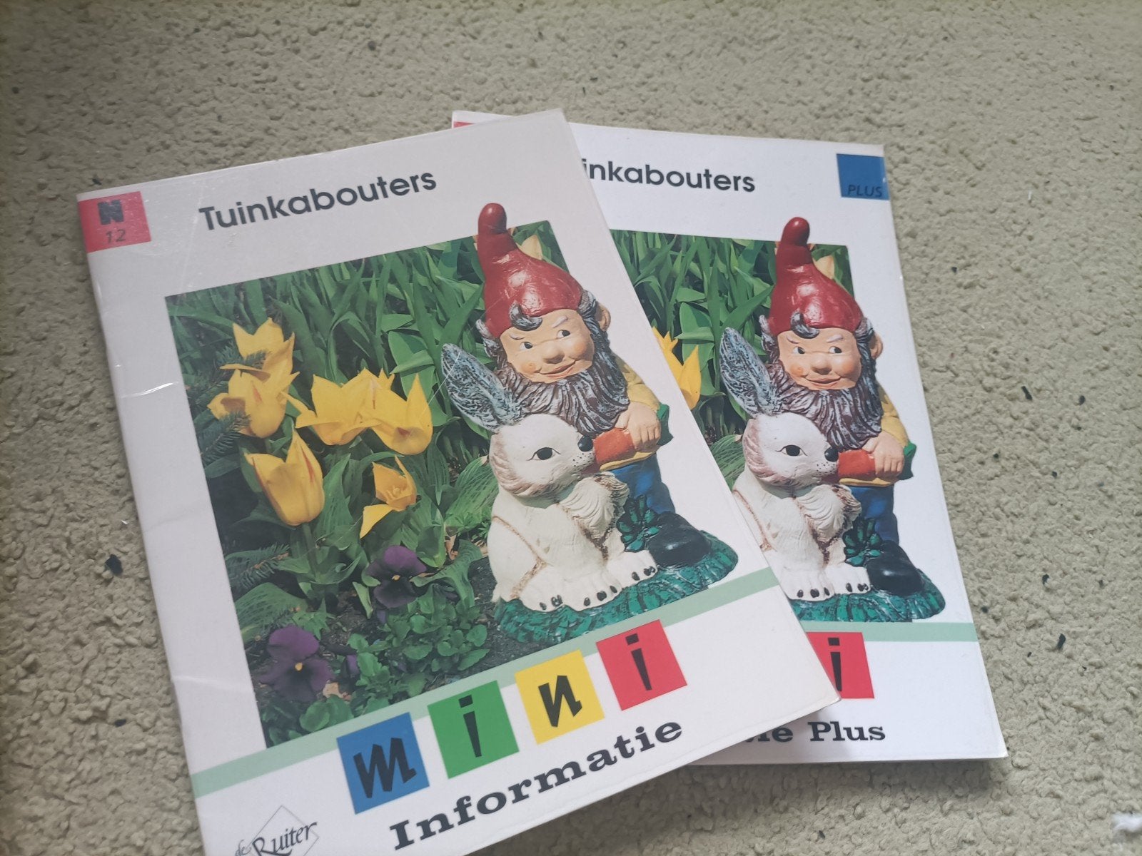 Tuinkabouters Mini Informatie Boekjes (2 stuks), Ophalen of Verzenden, Zo goed als nieuw