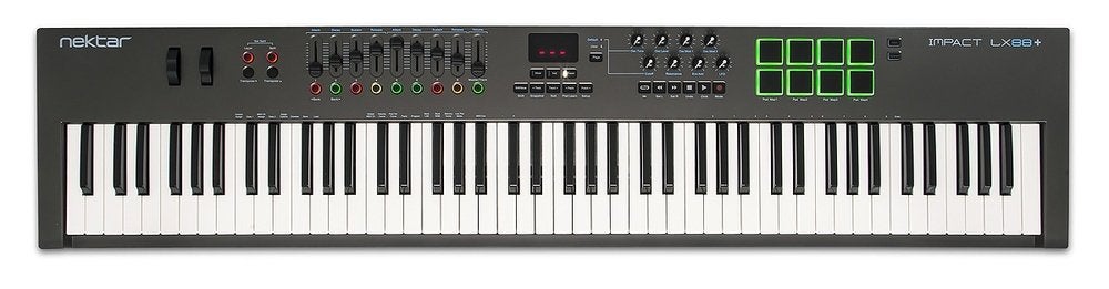 Nektar Impact LX88+ Midi controller, 88 toetsen, Zo goed als nieuw, Aanslaggevoelig, Ophalen