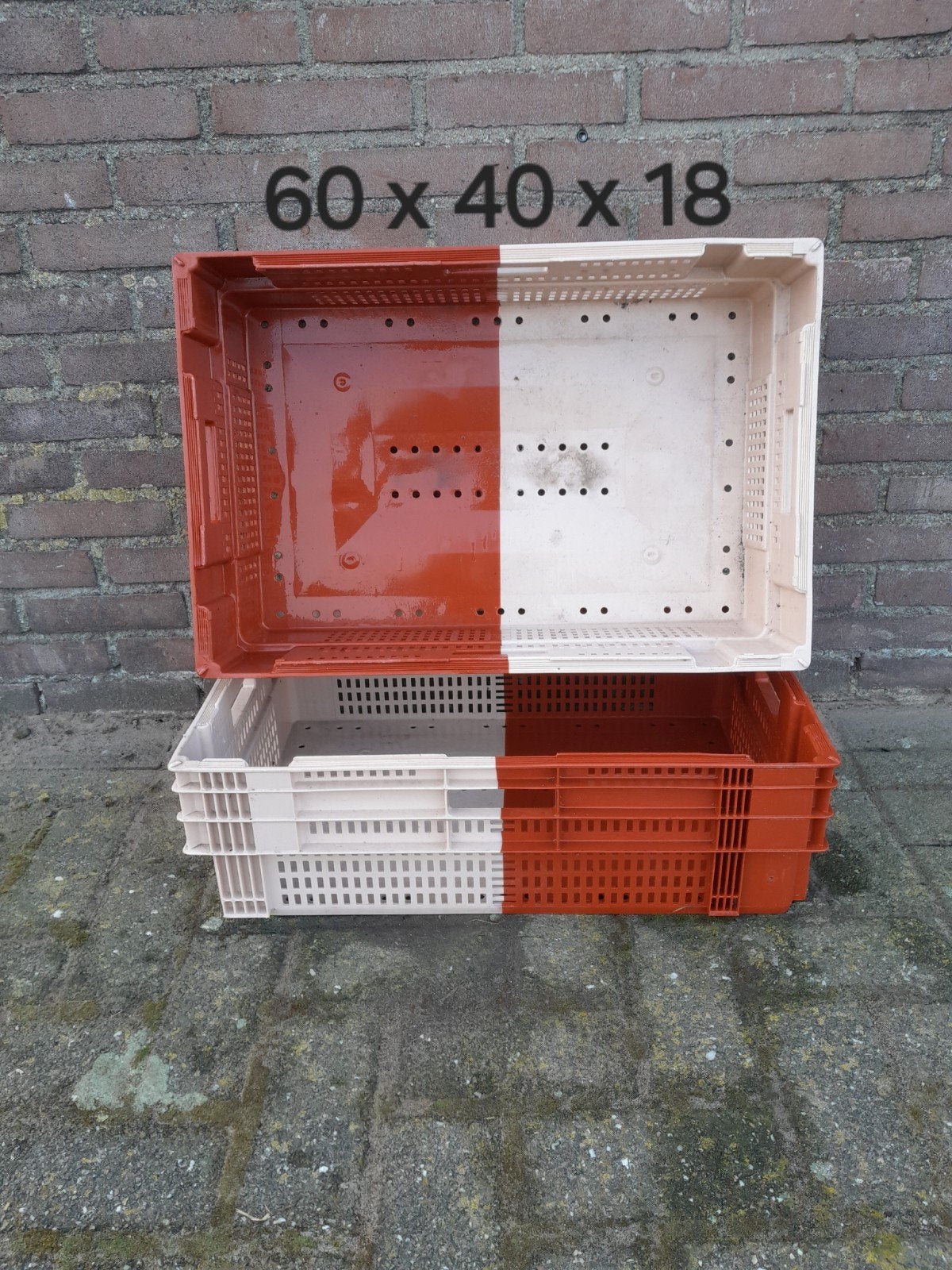 Div. soorten Kunststof Kratten, Ophalen, 40 tot 60 cm, 50 tot 75 cm, Zo goed als nieuw