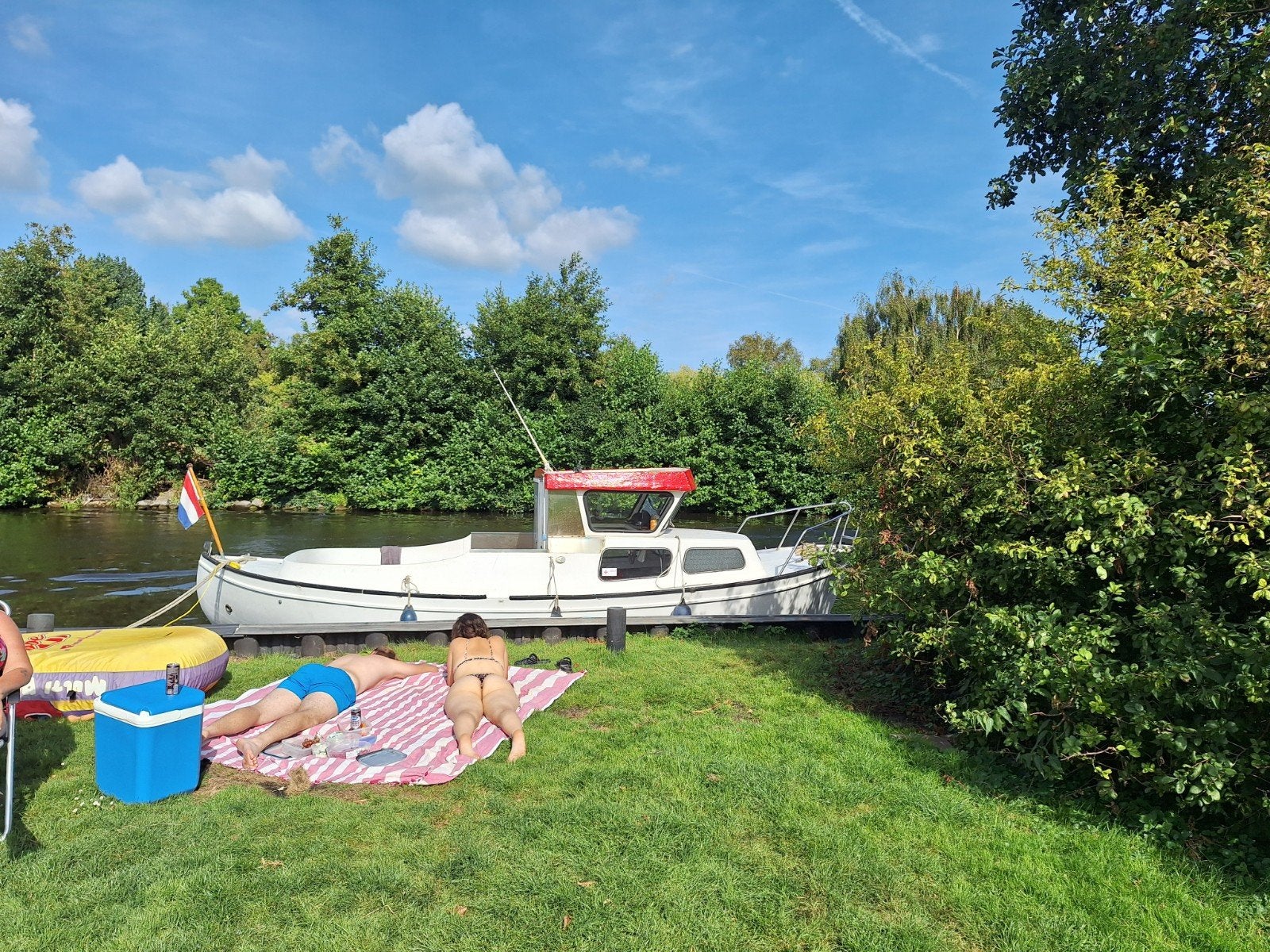 Fraai gelijnd viskottertje ( spitsgatter), Watersport en Boten, Motorboten en Motorjachten, Gebruikt, Polyester, Diesel, Binnenboordmotor