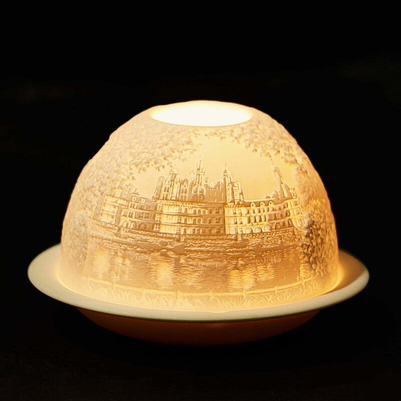 🕯️Vintage: Bernardaud limoges litophane votive light🏷️€35-, Antiek en Kunst, Ophalen of Verzenden